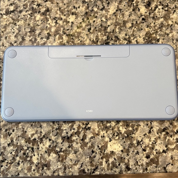 Blue Logitech Compact Wireless Keyboard - Picture 4 of 7